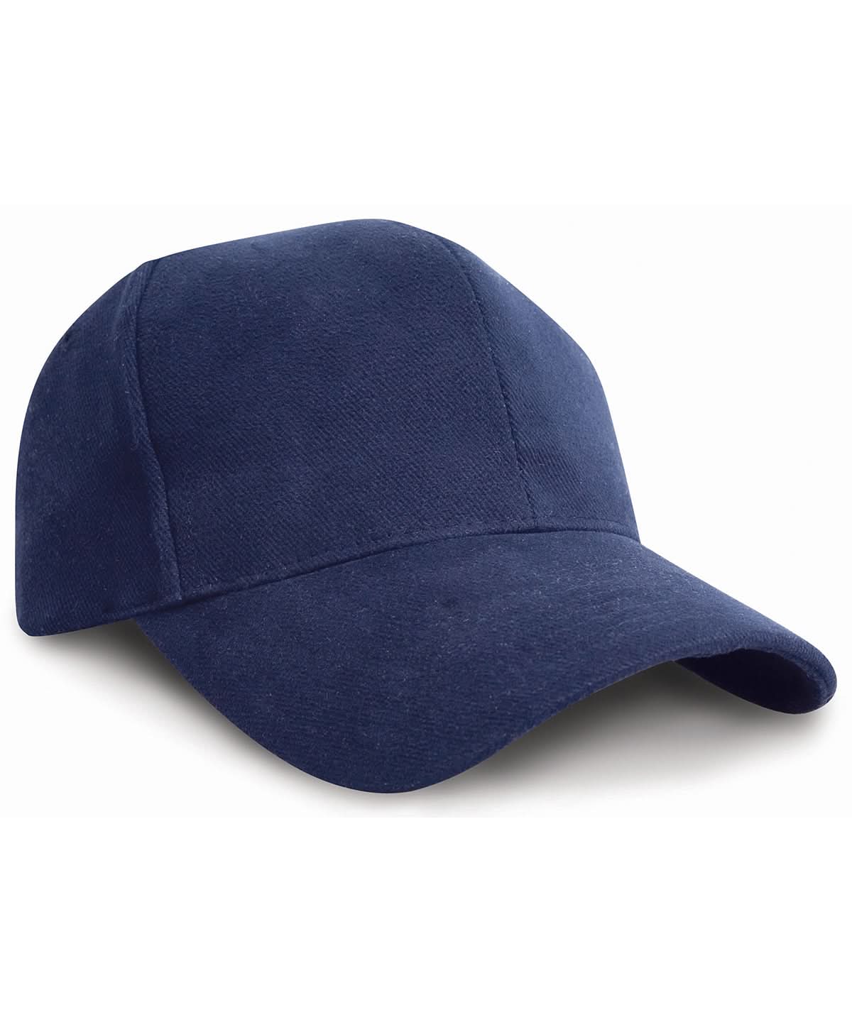 Result Headwear Pro style heavy cotton cap RC25X - Navy One size - Customisable Caps