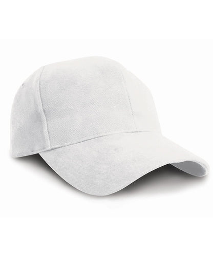 Result Headwear Pro style heavy cotton cap RC25X - White One size - Customisable Caps
