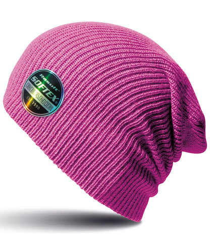 Result Winter Essentials Core Softex beanie RC31X - Fuchsia One size - Customisable Beanies