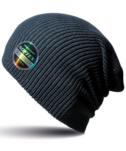 Result Winter Essentials Core Softex beanie RC31X - Navy One size - Customisable Beanies