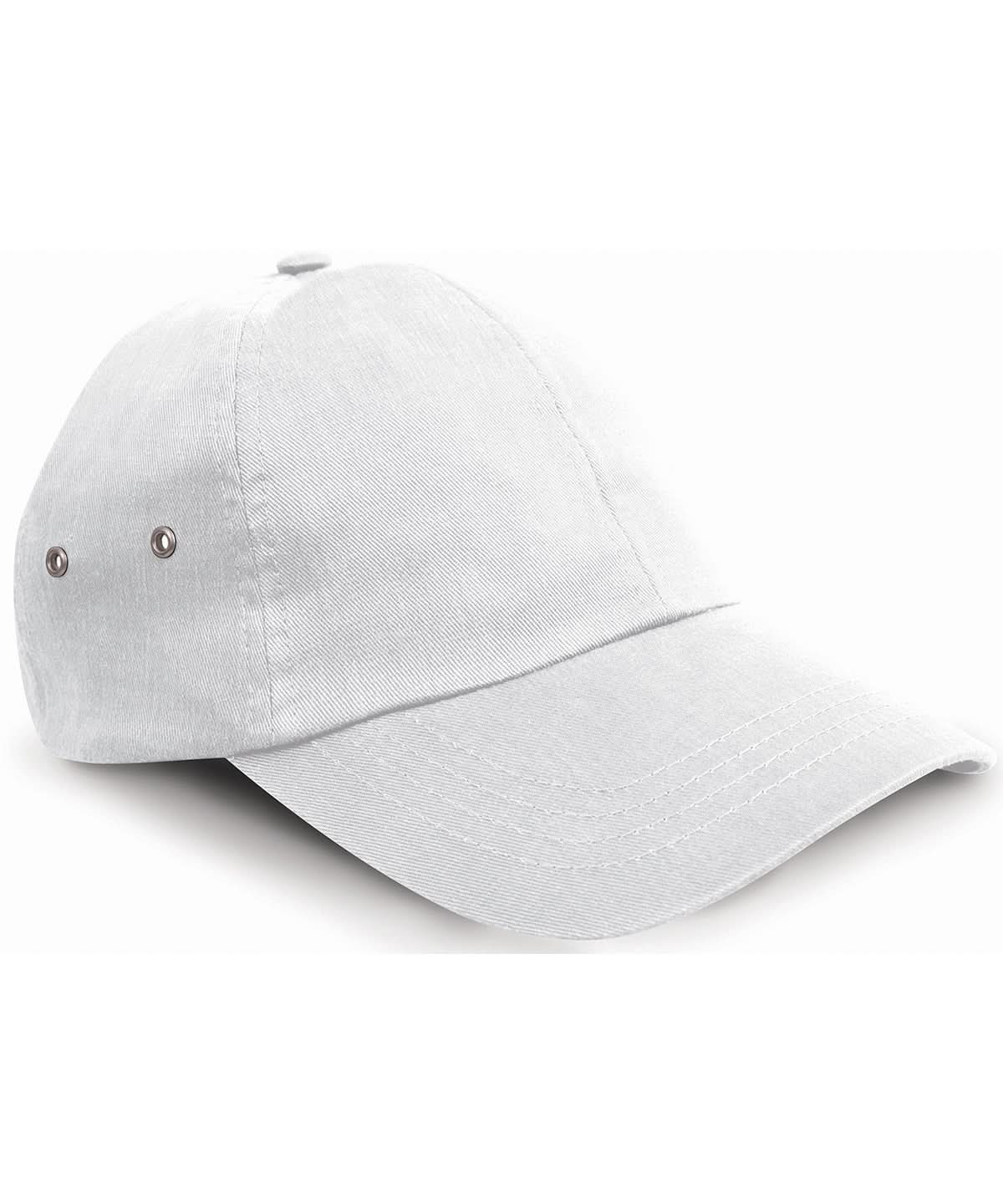 Result Headwear Plush cap RC63X - White One size - Customisable Caps