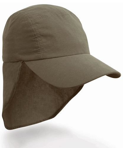 Result Headwear Legionnaires cap RC69X - Olive Mash One size - Customisable Caps