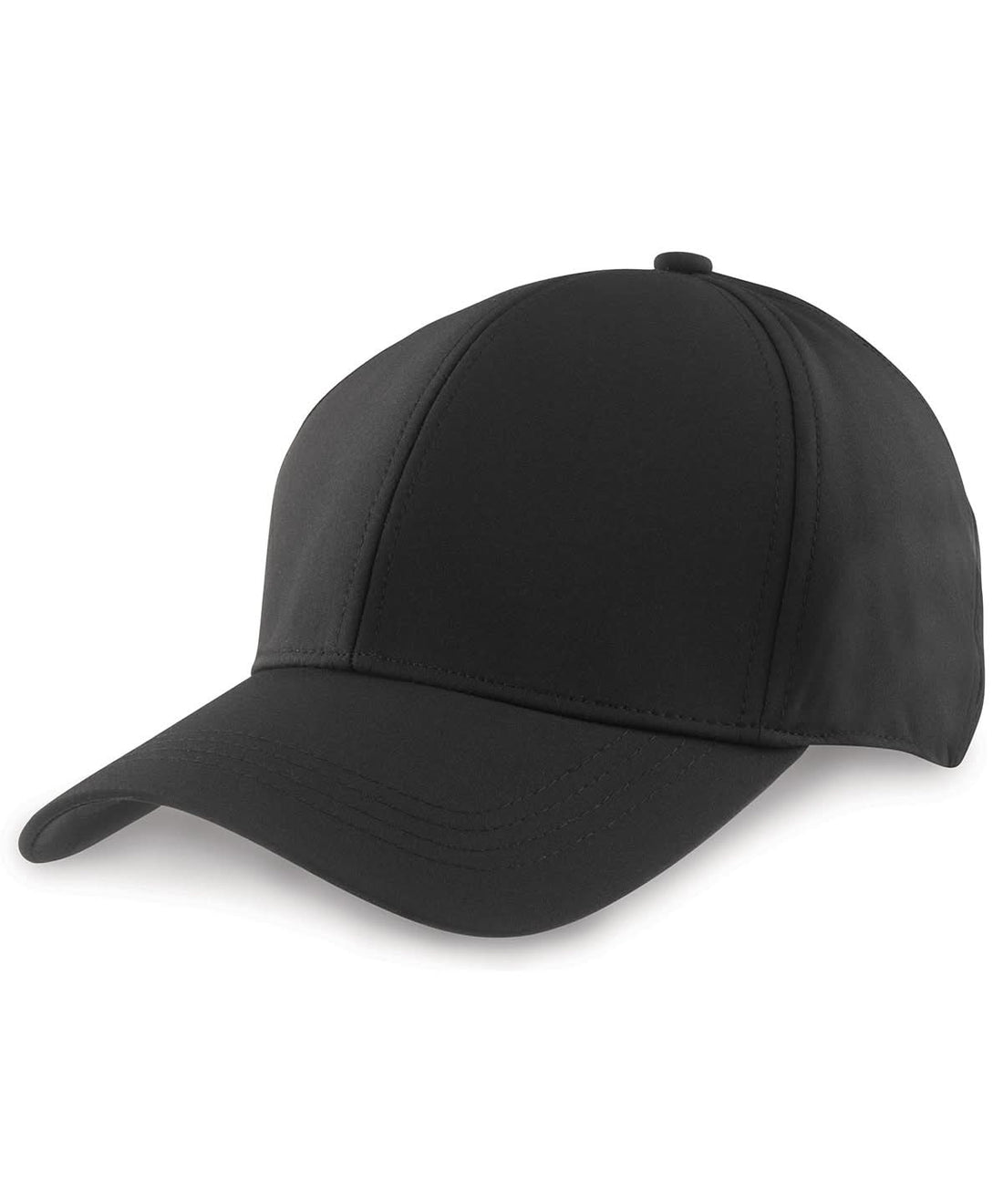 Result Headwear Tech performance softshell cap RC73X - Black One size - Customisable Caps