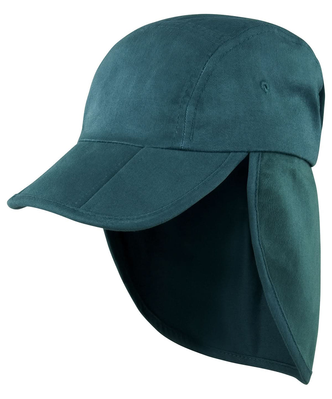Result Headwear Fold up legionnaires cap RC76X - Bottle Green One size - Customisable Caps