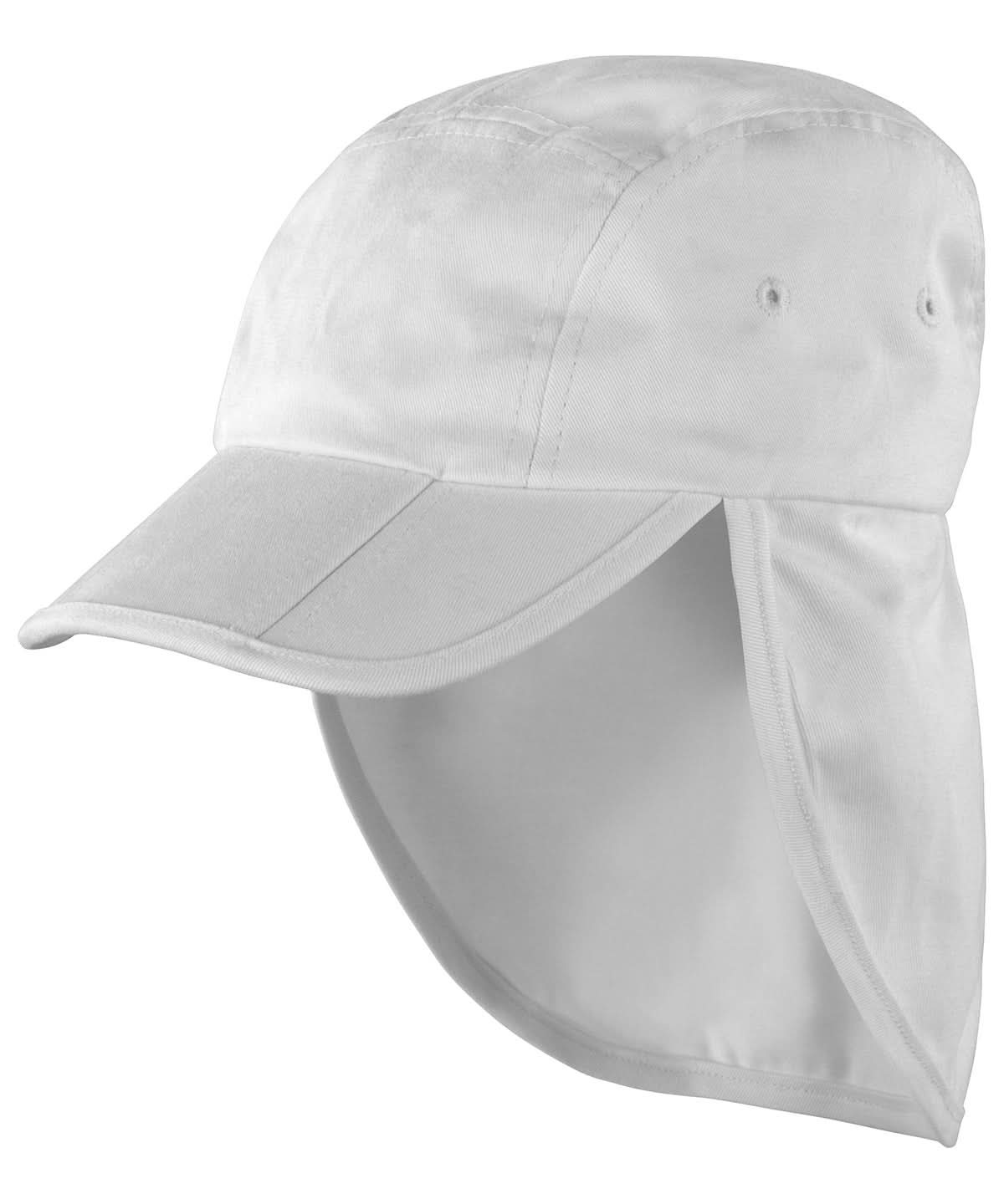 Result Headwear Fold up legionnaires cap RC76X - White One size - Customisable Caps