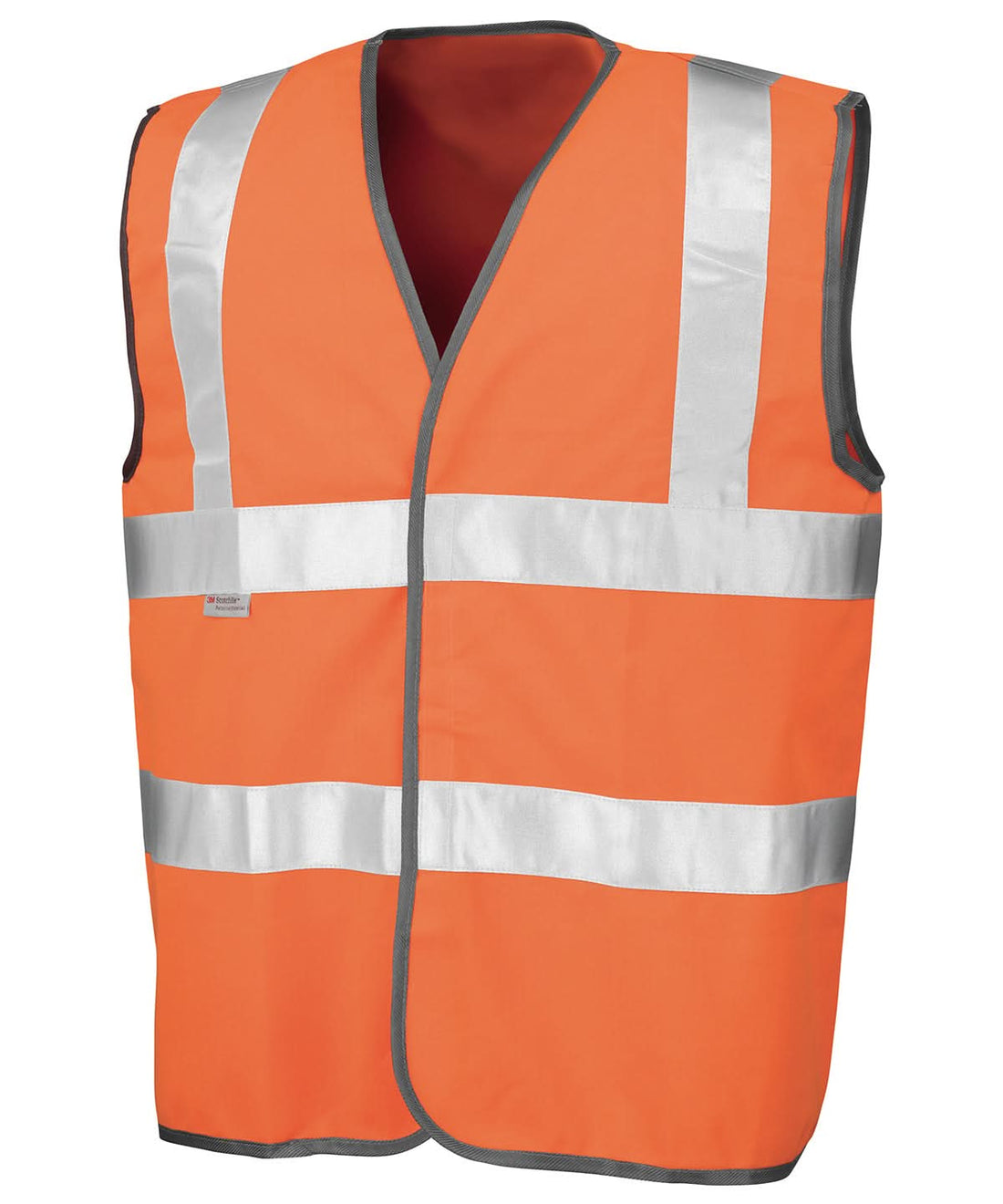 Result Safeguard Safety high viz vest RE21A - Fluorescent Orange - Customisable HV Vest