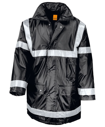 Result Workguard Work Guard management coat RE23A - Black - Customisable Jackets