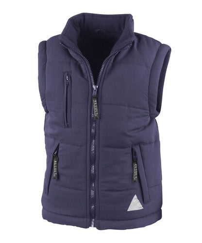 Result Junior ultra padded bodywarmer RE88J - Navy - Customisable Gilets &amp; Body Warmers
