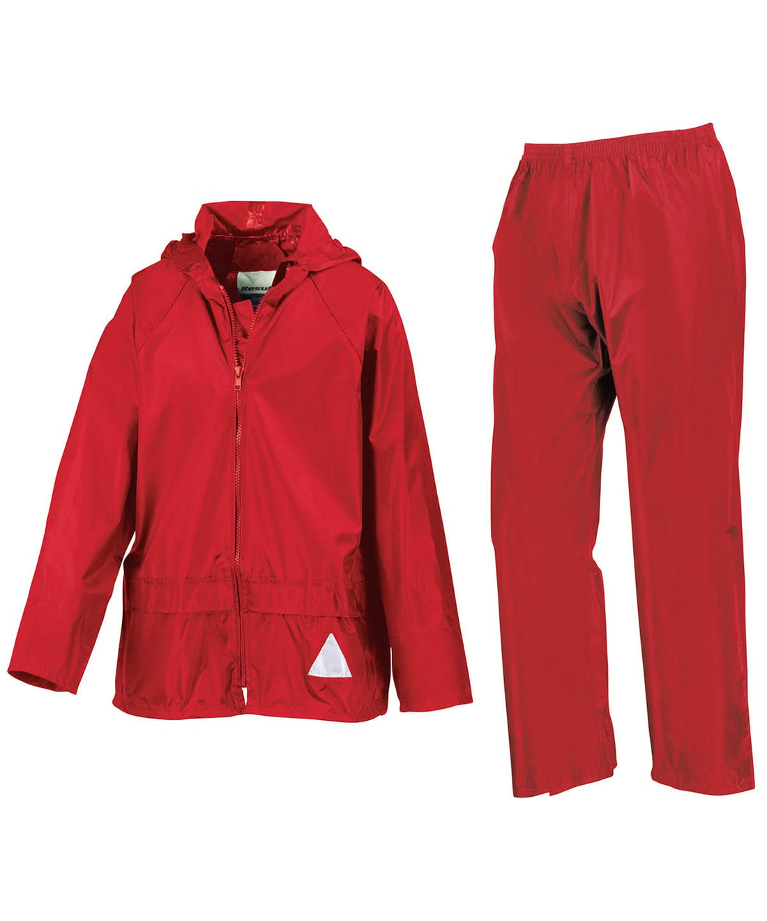 Result Junior waterproof jacket and trouser set RE95J - Red - Customisable Jackets