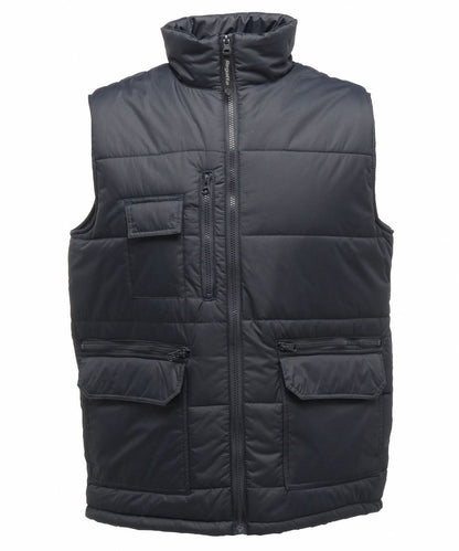 Regatta Professional Steller multi zip bodywarmer RG074 - Navy - Customisable Bodywarmer