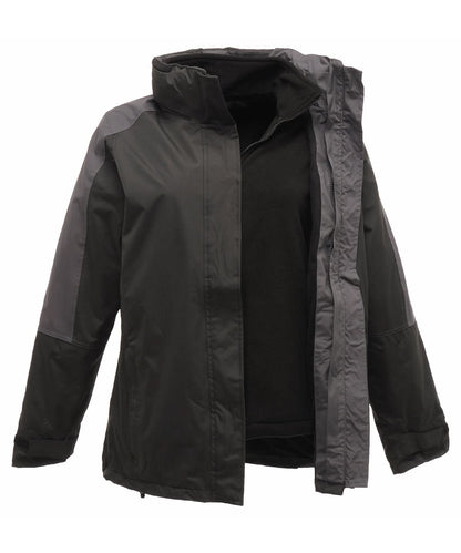 Regatta Professional Womens Defender III 3 in 1 jacket RG086 - Black Seal Grey - Customisable Jackets