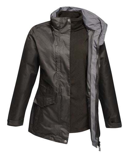 Regatta Professional Womens Benson III 3 in 1 jacket RG111 - Black - Customisable Jackets