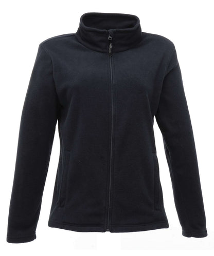 Regatta Professional Womens full zip microfleece RG140 - Dark Navy - Customisable Fleece