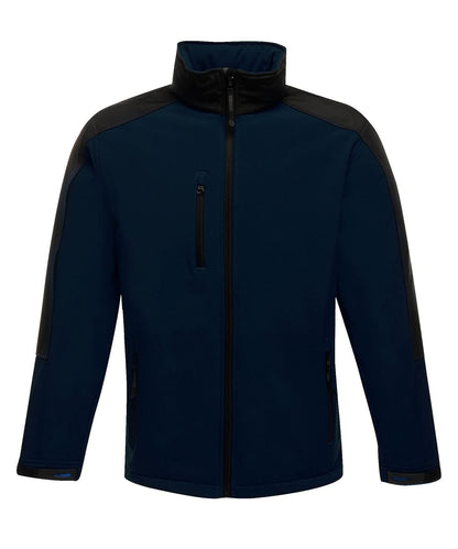 Regatta Professional Hydroforce 3 layer softshell RG157 - Navy Black - Customisable Softshell Jacket
