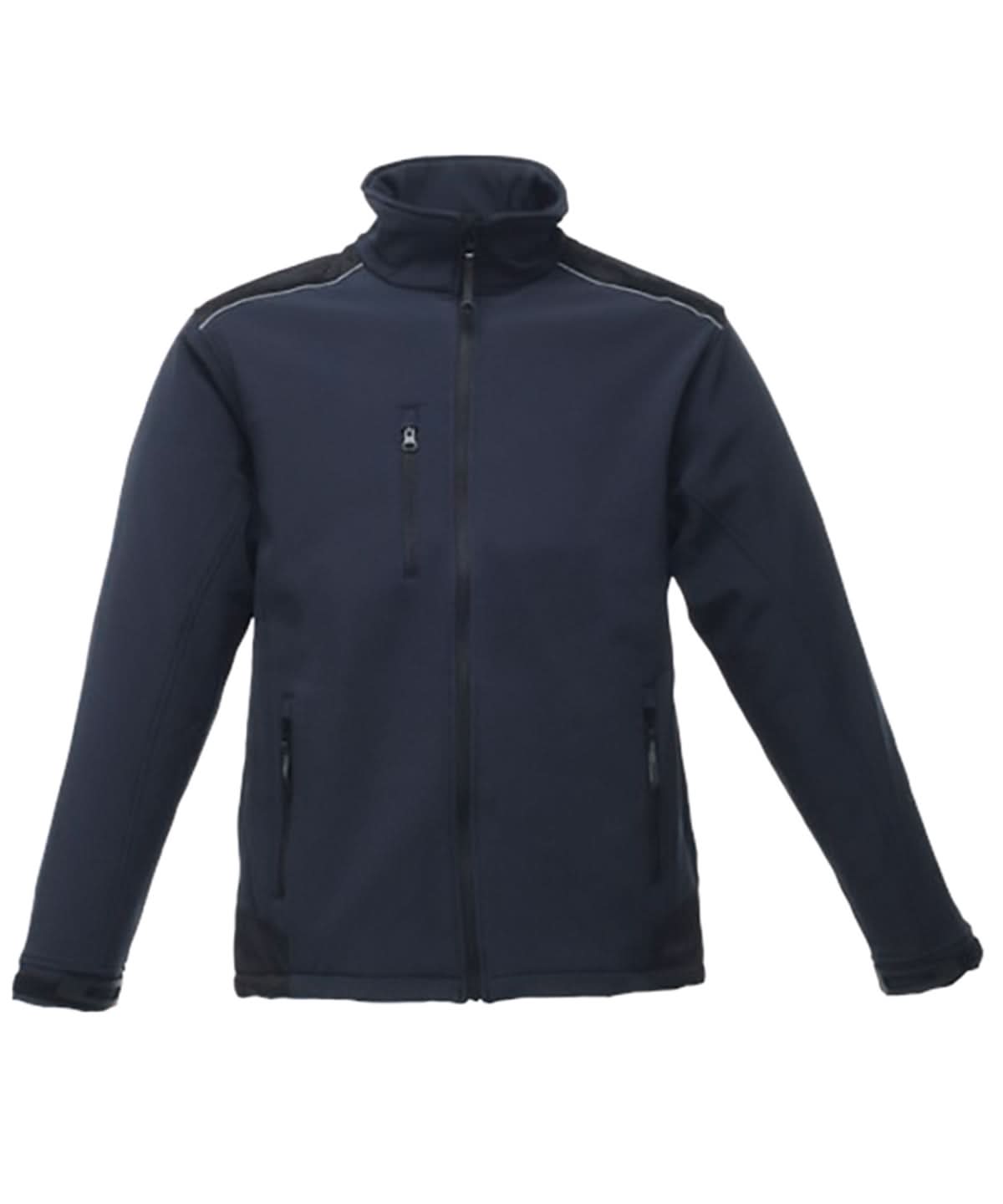Regatta Professional Sandstorm workwear softshell RG158 - Navy Black - Customisable Softshell Jacket