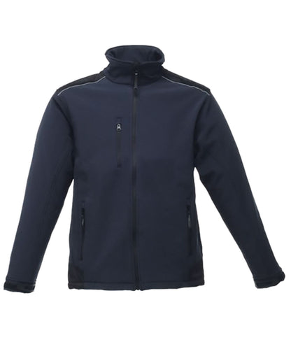 Regatta Professional Sandstorm workwear softshell RG158 - Navy Black - Customisable Softshell Jacket