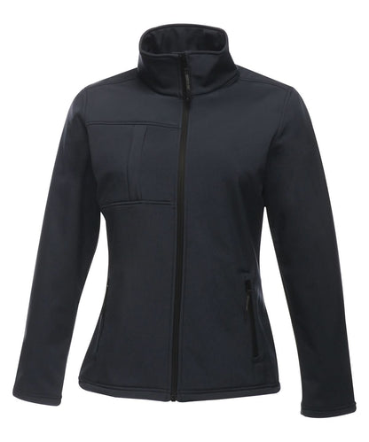 Regatta Professional Womens Octagon II printable 3 layer membrane softshell RG195 - Navy Seal Grey - Customisable Softshell Jacket
