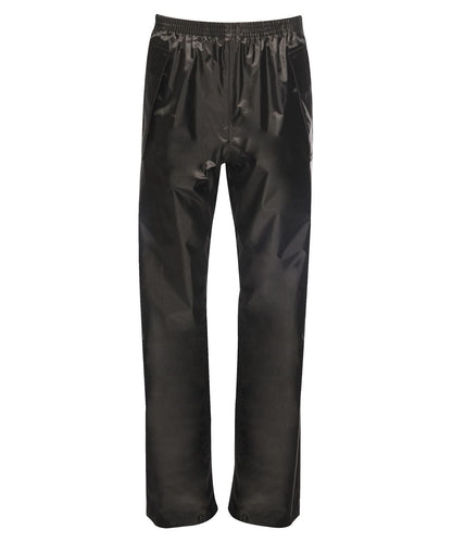 Regatta Junior Kids pro stormbreak overtrousers RG254 - Black - Customisable Trousers