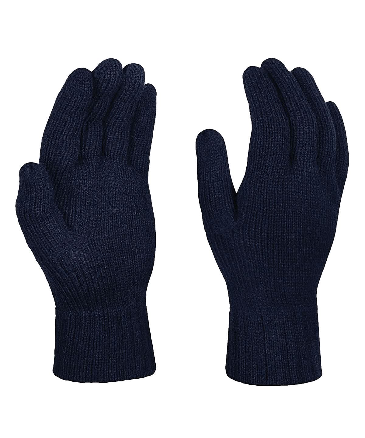 Regatta Professional Knitted gloves RG277 - Navy One size - Customisable Gloves