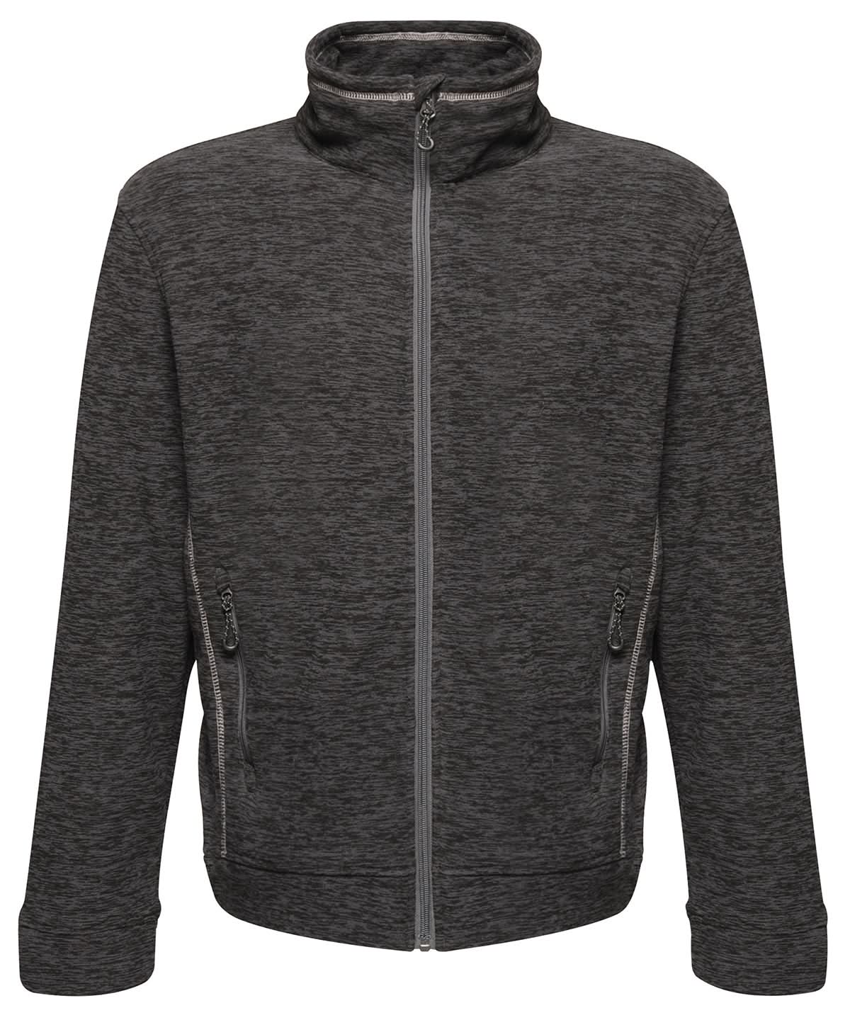 Regatta Professional Thornly full zip marl fleece RG535 - Seal Grey Marl - Customisable Fleece