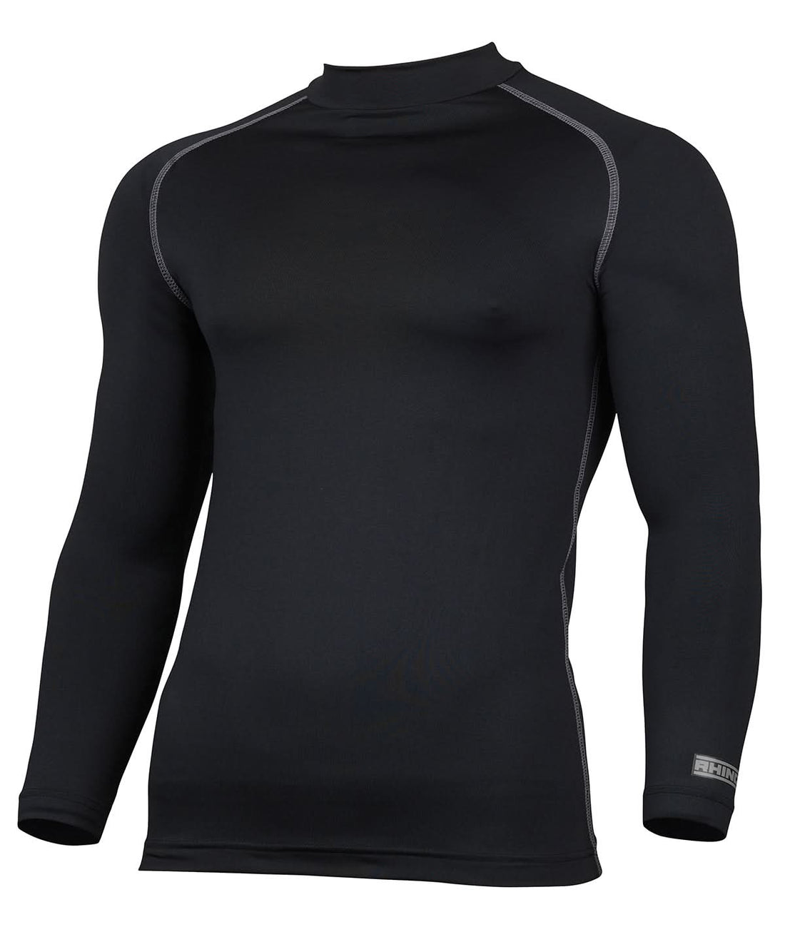 Rhino baselayer long sleeve RH001 - Black - Customisable Baselayers