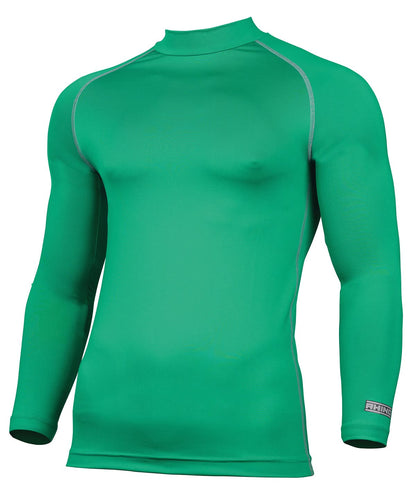 Rhino baselayer long sleeve RH001 - Green - Customisable Baselayers