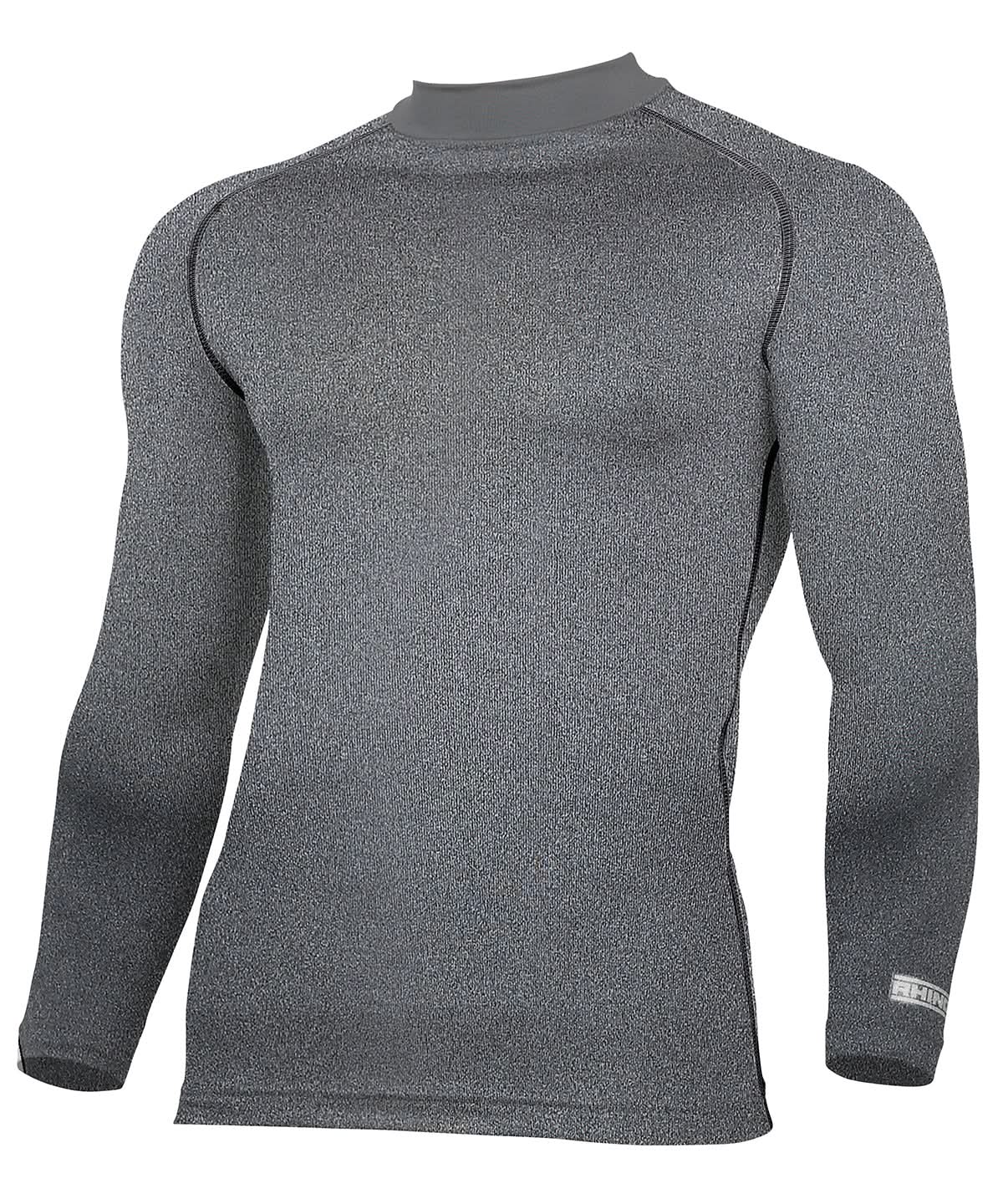 Rhino baselayer long sleeve RH001 - Heather Grey - Customisable Baselayers