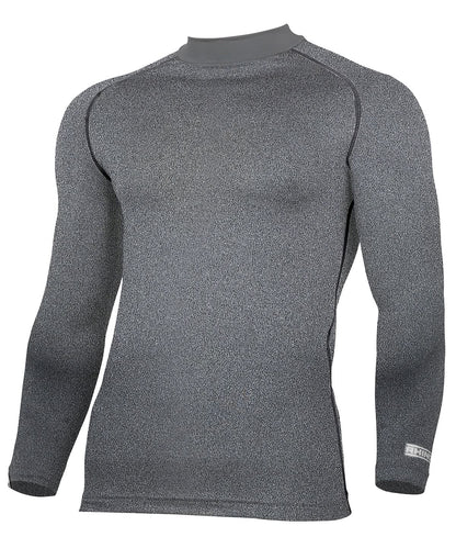 Rhino baselayer long sleeve RH001 - Heather Grey - Customisable Baselayers