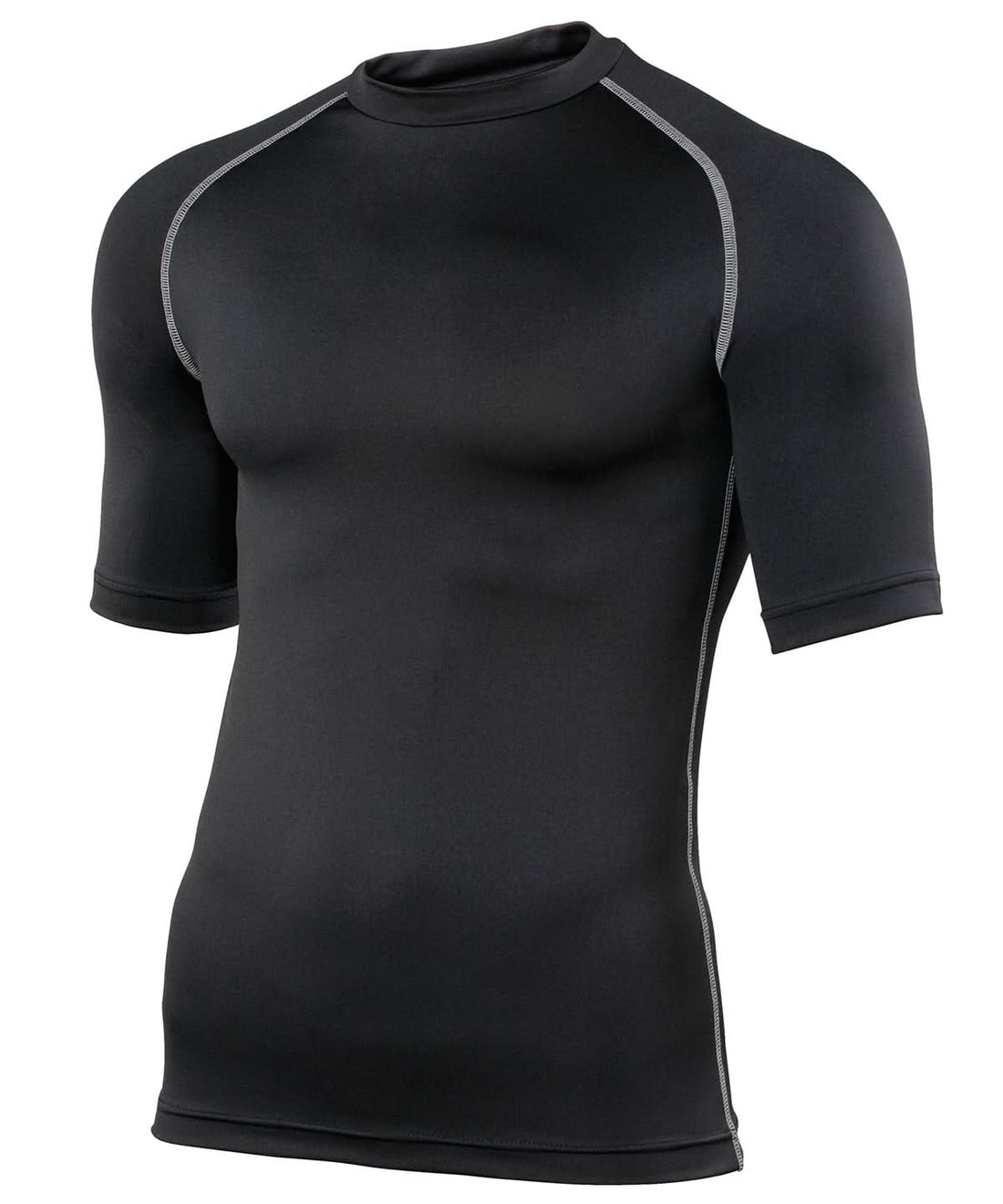 Rhino baselayer short sleeve RH002 - Black - Customisable Baselayers