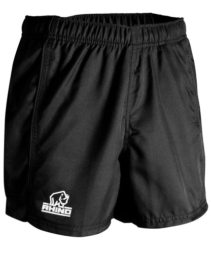 Rhino Auckland shorts RH015 - Black - Customisable Shorts