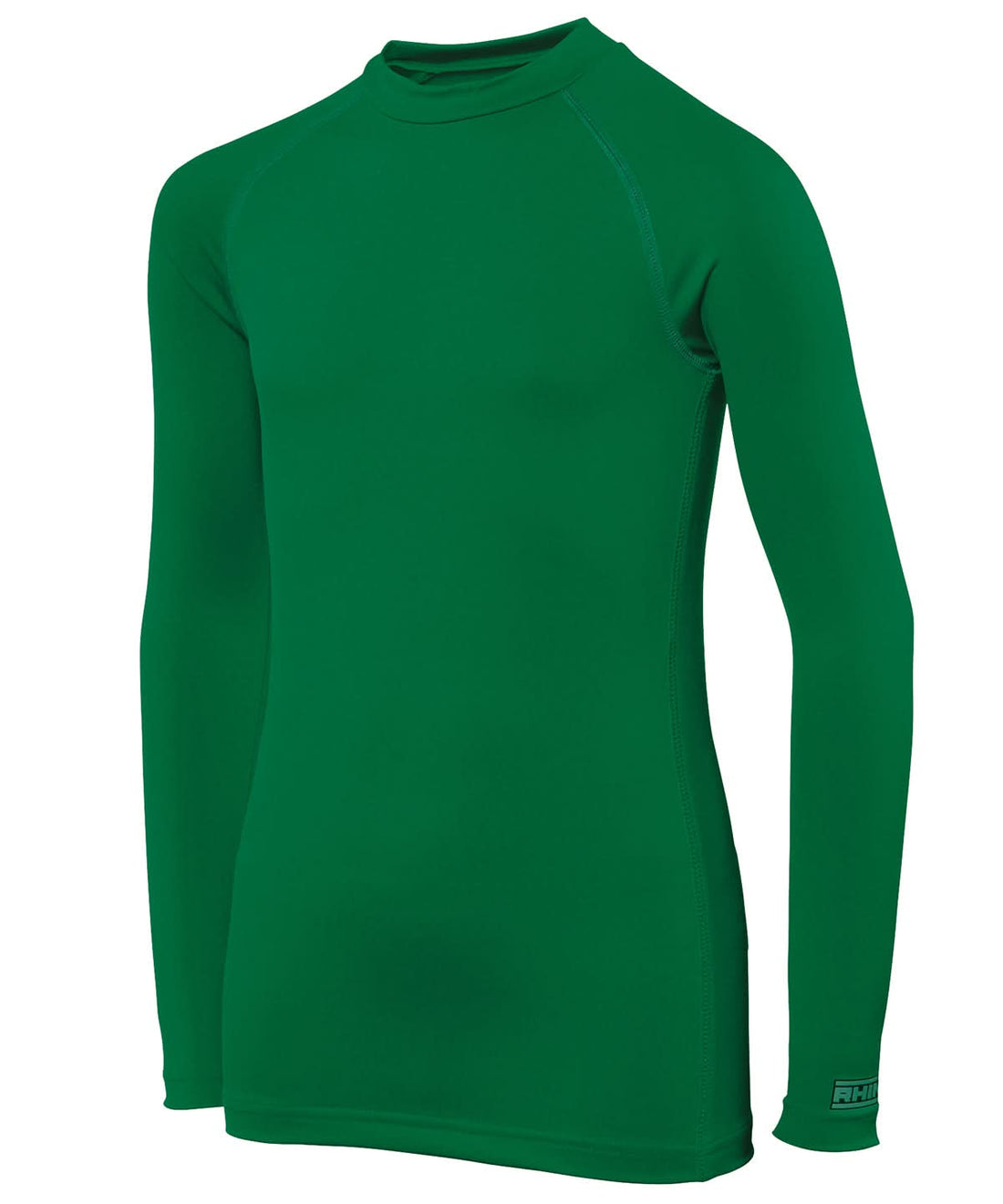 Rhino baselayer long sleeve juniors RH01B - Bottle Green - Customisable Baselayers