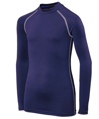 Rhino baselayer long sleeve juniors RH01B - Navy - Customisable Baselayers