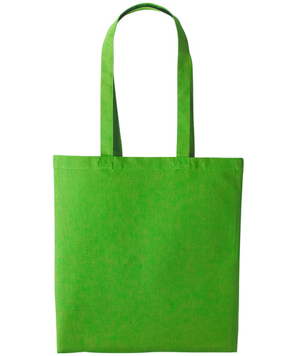 Nutshell Cotton shopper long handle RL100 - Kiwi One size - Customisable Bags