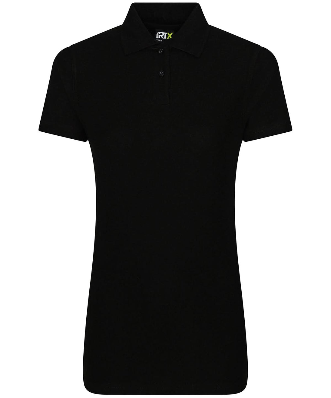 ProRTX Womens pro polo Black RX01F - Black - Customisable Polos
