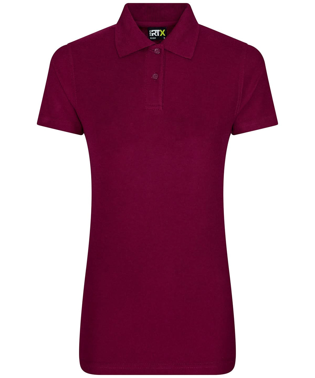 ProRTX Womens pro polo Burgundy RX01F - Burgundy - Customisable Polos