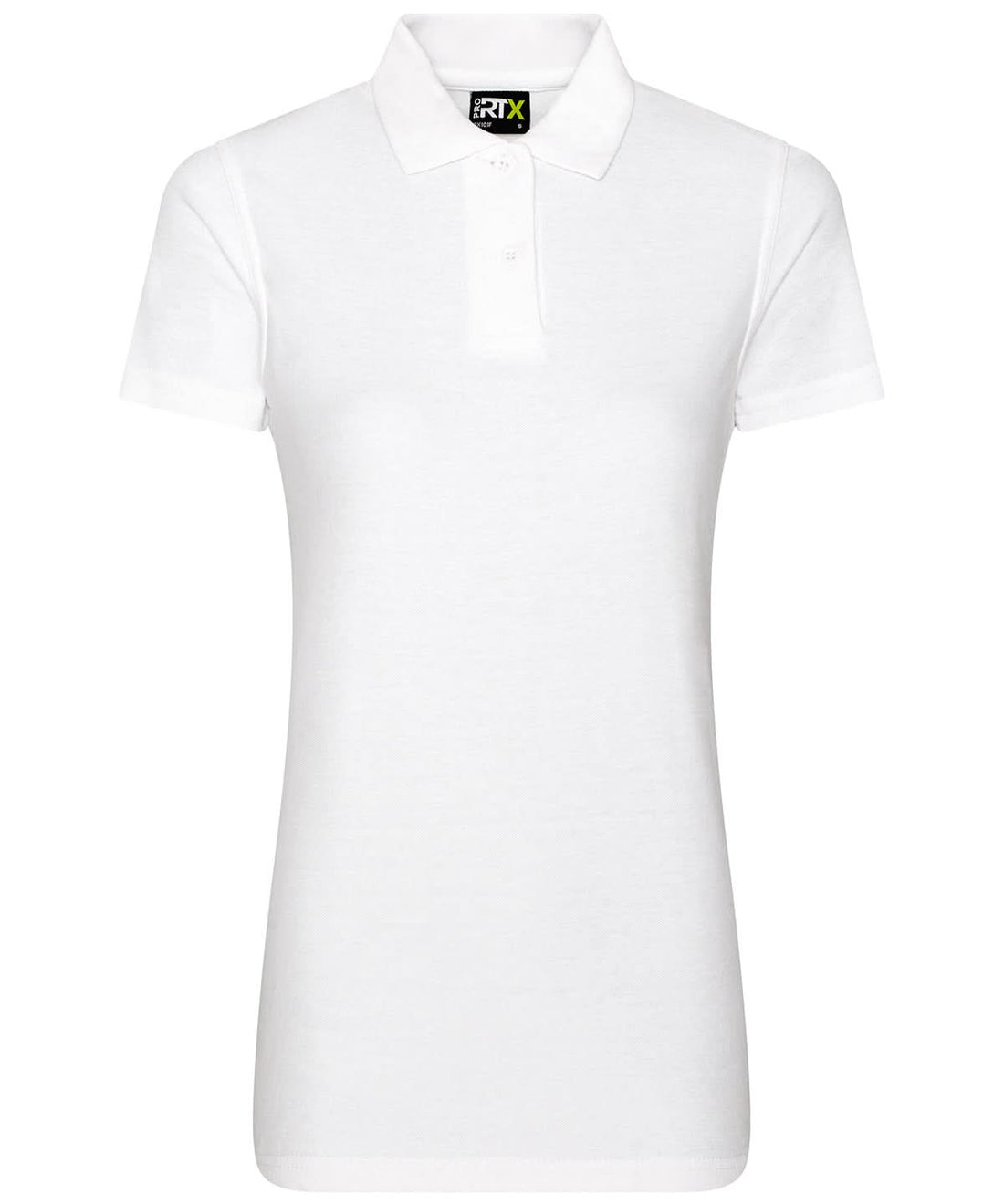 ProRTX Womens pro polo White RX01F - White - Customisable Polos