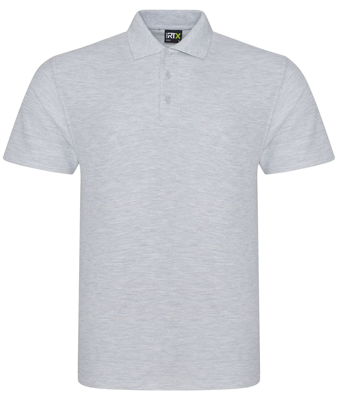 ProRTX Pro polo Heather Grey RX101 - Heather Grey - Customisable Polos