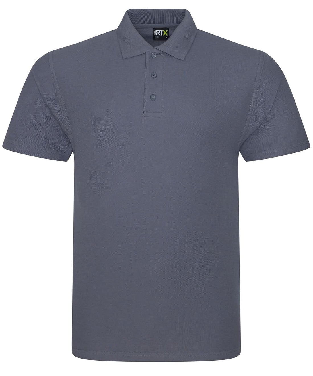 ProRTX Pro polo Solid Grey RX101 - Solid Grey - Customisable Polos