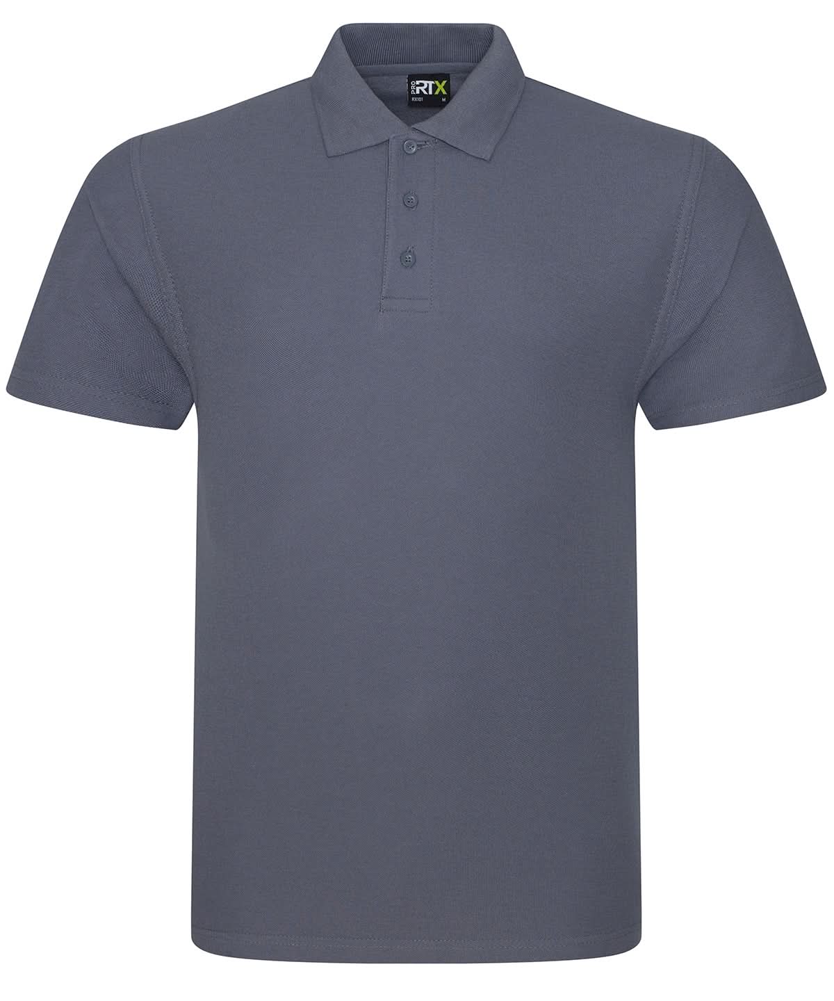 ProRTX Pro polo Solid Grey RX101 - Solid Grey - Customisable Polos