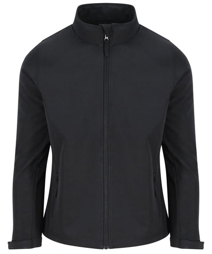 ProRTX Womens Pro 2 layer softshell jacket RX50F - Black - Customisable Softshell Jacket