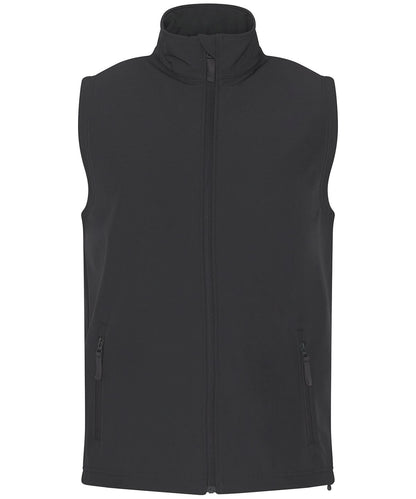 ProRTX Pro 2 layer softshell gilet RX550 - Charcoal - Customisable Gilets &amp; Body Warmers