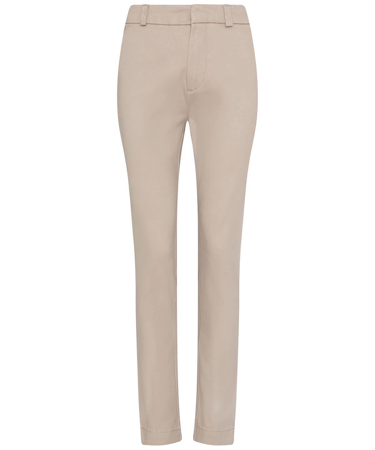 AWDis So Denim Womens Lily slim chinos SD025 - Stone - Customisable Chinos