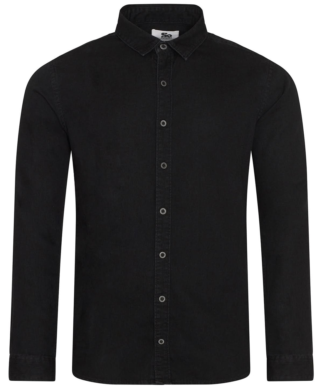 AWDis So Denim Jack denim shirt SD040 - Black - Customisable Shirts