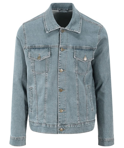 AWDis So Denim Noah denim jacket SD060 - Light Blue Wash - Customisable Jackets