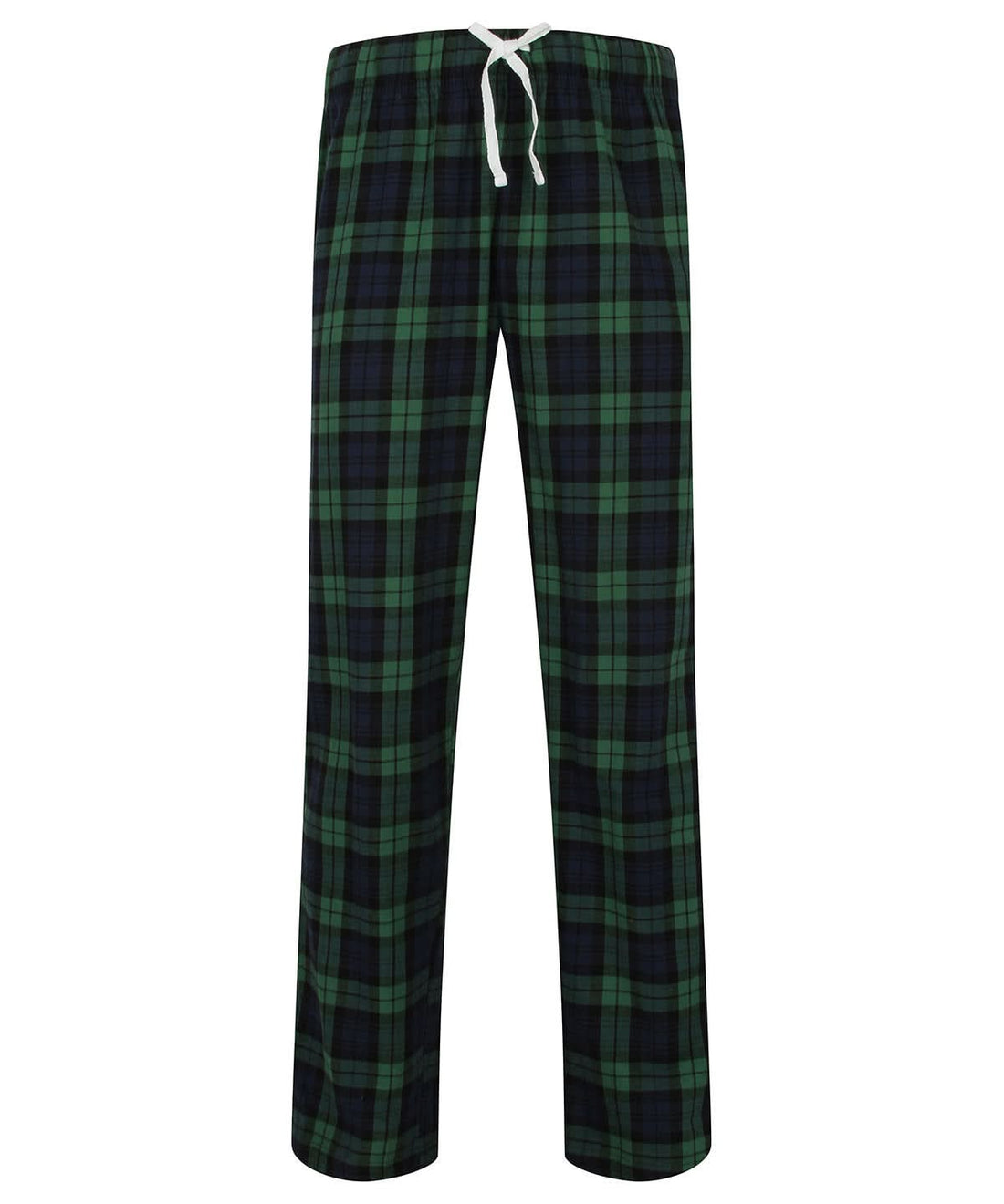SF Tartan lounge pants M83 SFM83 - Navy Green Check - Customisable Loungewear Bottoms