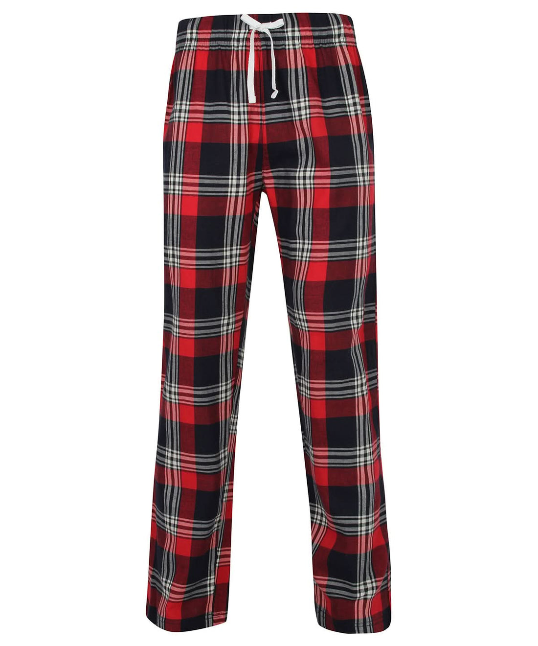 SF Tartan lounge pants M83 SFM83 - Red Navy Check - Customisable Loungewear Bottoms
