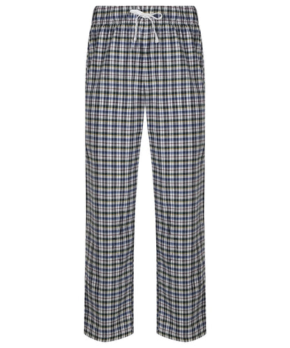 SF Tartan lounge pants M83 SFM83 - White Multi Check - Customisable Loungewear Bottoms