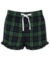 Navy/Green Check