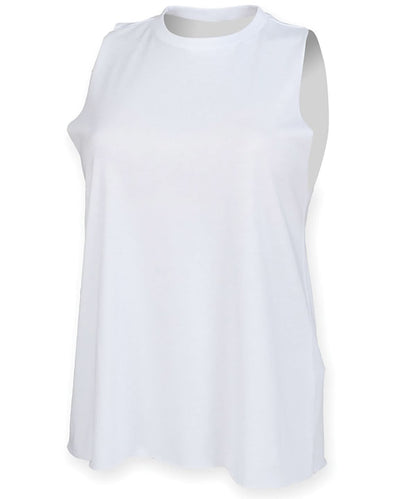 SF High neck vest SK232 - White - Customisable Vest