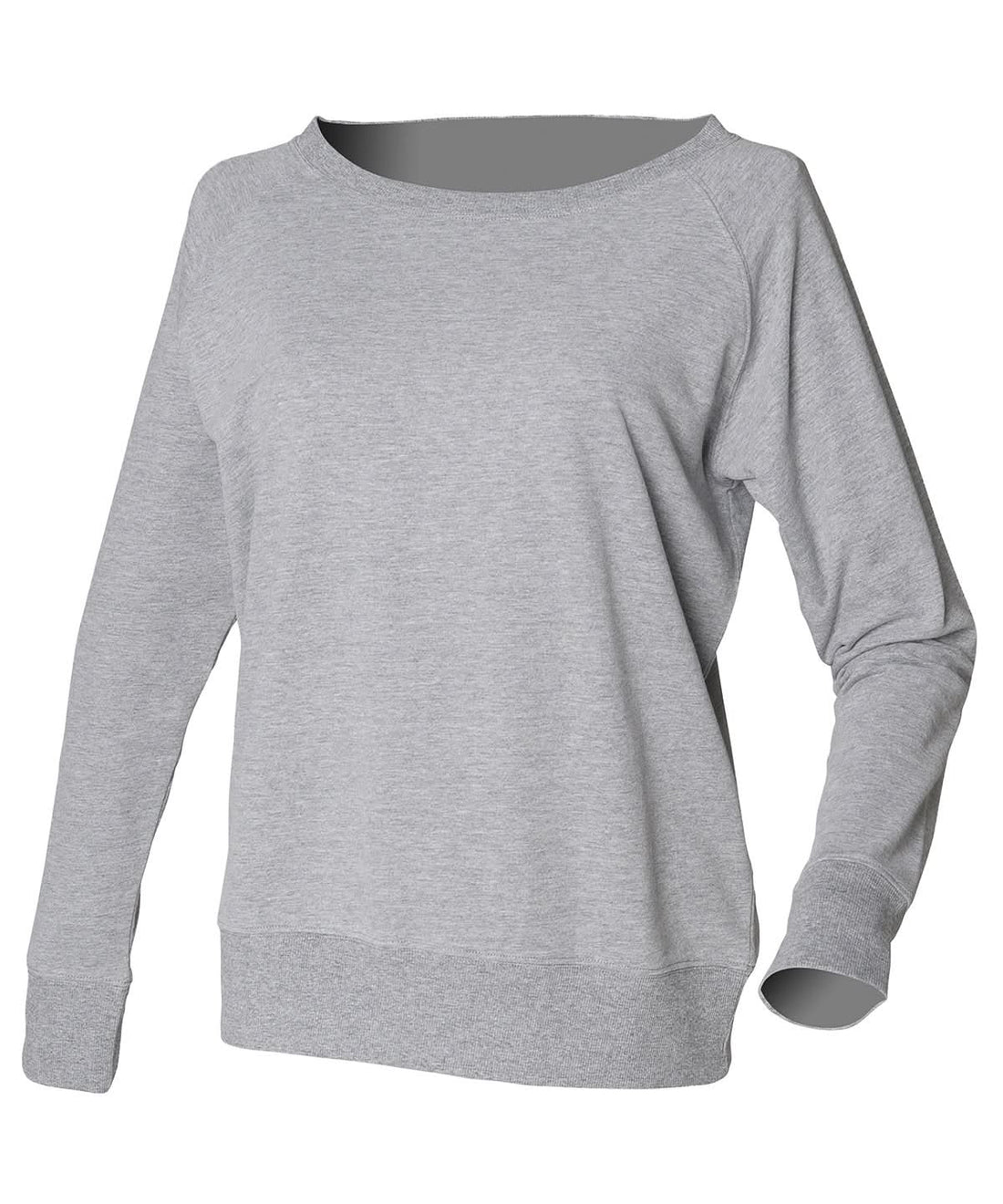 SF Womens slounge sweatshirt SK513 - Heather - Customisable Sweatshirts